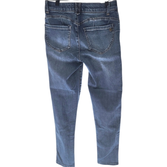 Democracy Absolution Distressed Skinny Jeans Size 2 Blue - Picture 3 of 7